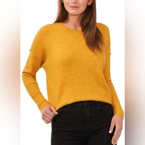 Vince Camuto Womens Crewneck Sweater,Color Amber Sz XL NWOT